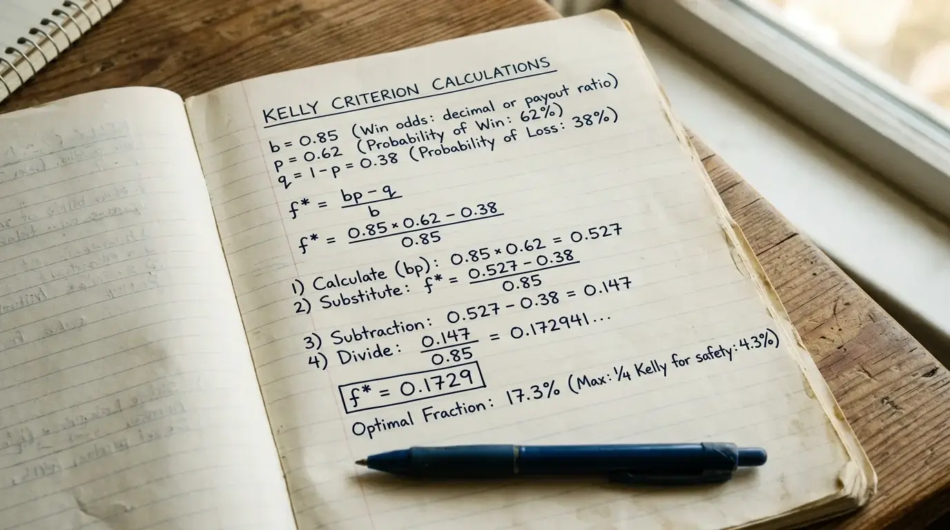 Пример за изчисление на Kelly размер на залог